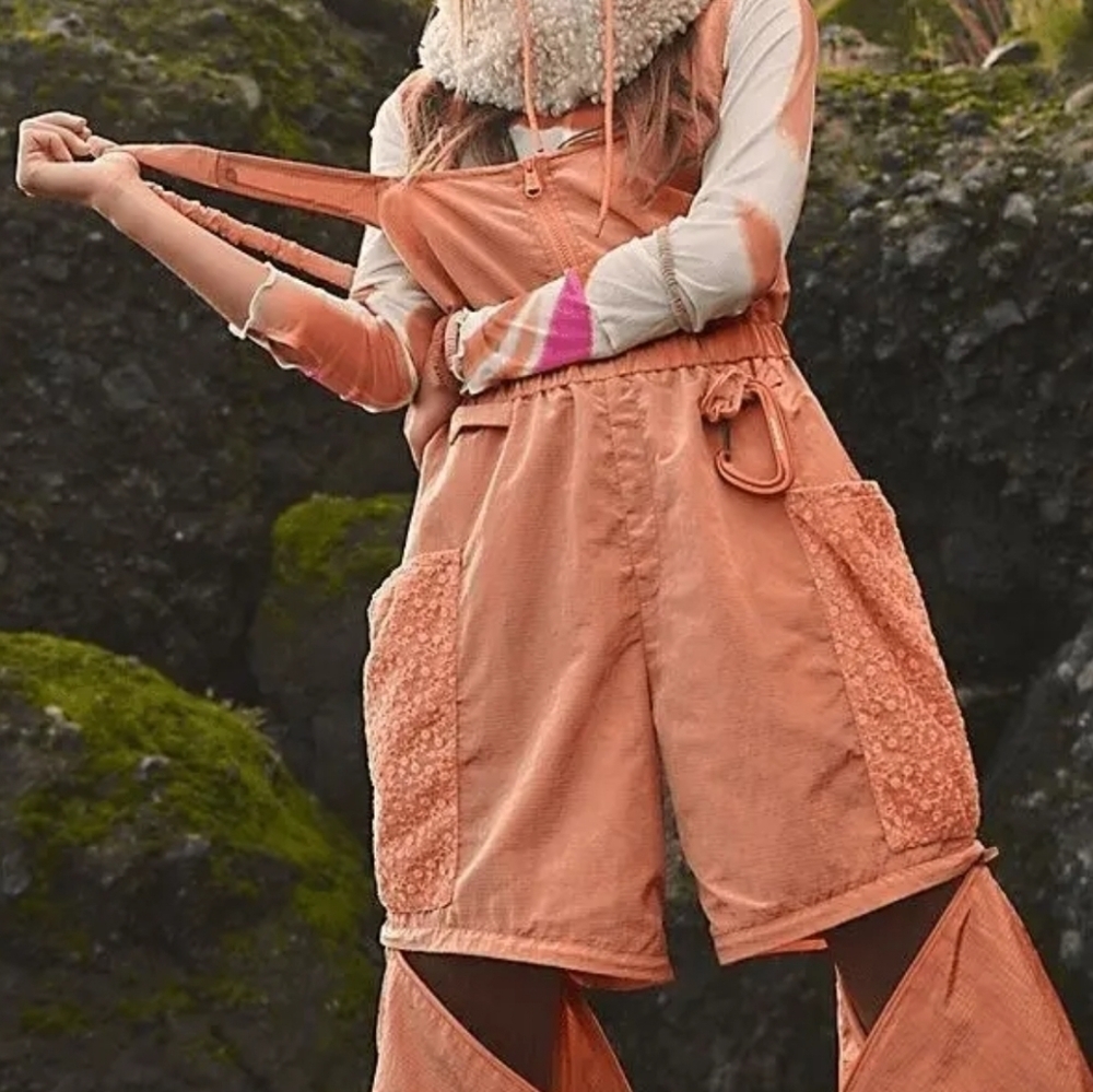 Free People Movement Chaparral convertible Overall Hike - Picture 3 of 12